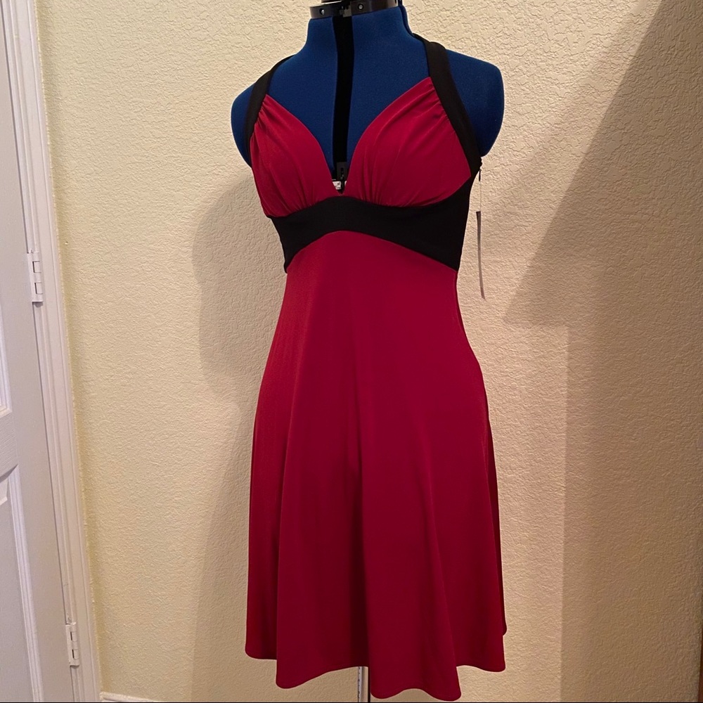 London Times Petite halter dress
